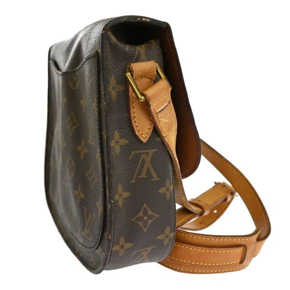 LOUIS VUITTON Saint Cloud GM Shoulder Bag Monogram Leather Brown - Picture 4 of 16
